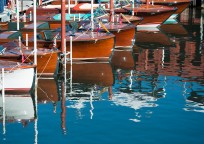 Morning Reflections, Fall Boat Show , Lake Tahoe